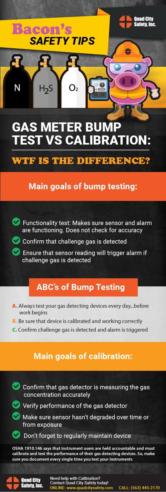 Bacon’s Safety Tips Gas Meter Bump Test vs Calibration. WTF is the difference?