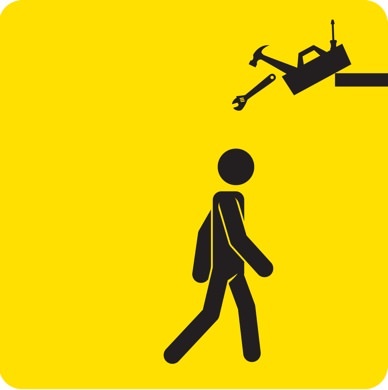 DANGER Objects at Height: Fall Protection for Dropped Objects